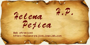 Helena Pejica vizit kartica